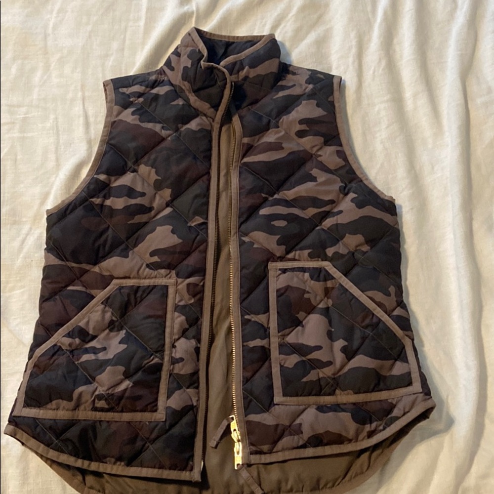 J Crew Camo Vest